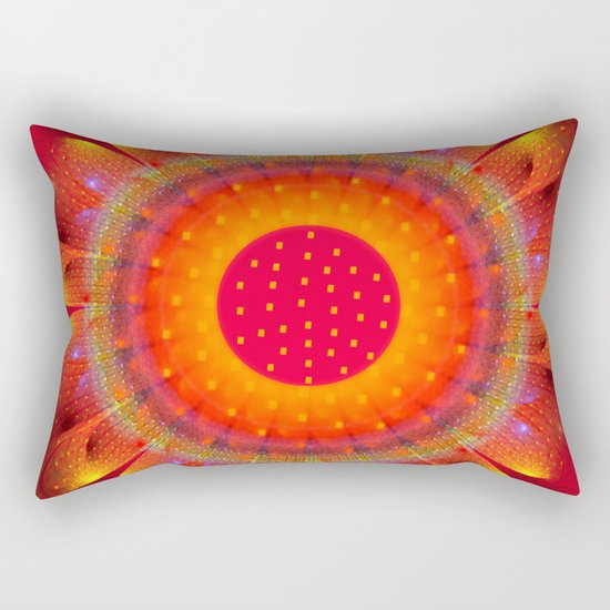 Magical Summer Flower Rectangular Pillow
