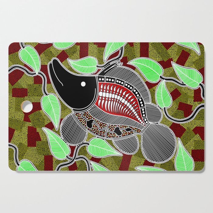 Authentic Aboriginal Art - Barramundi Cutting Board