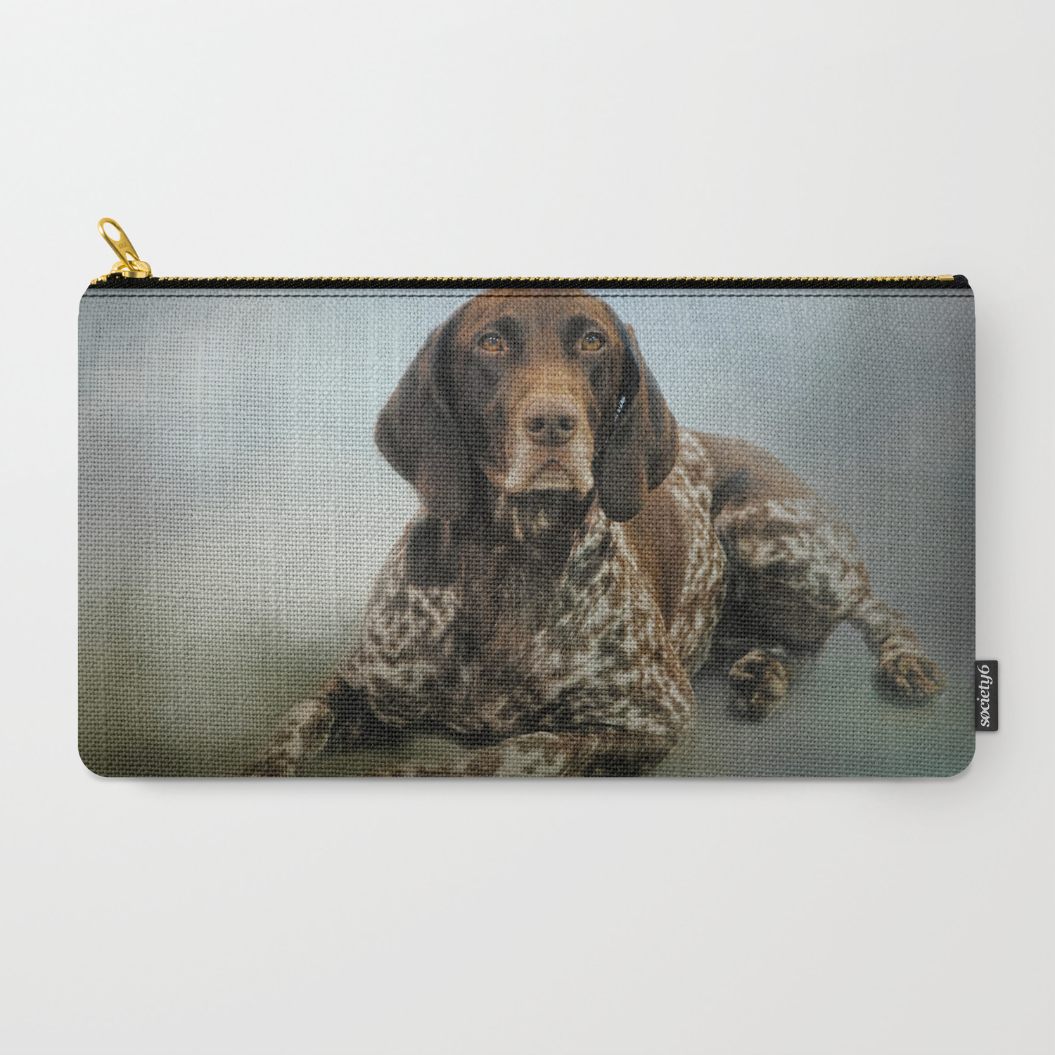 Waiting For A Cue German Shorthaired Pointer Carry All Pouch By