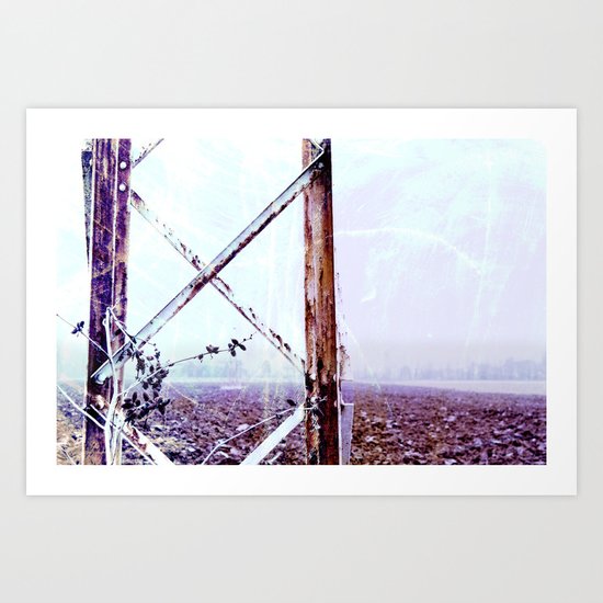 Rusty Pylon Art Print
