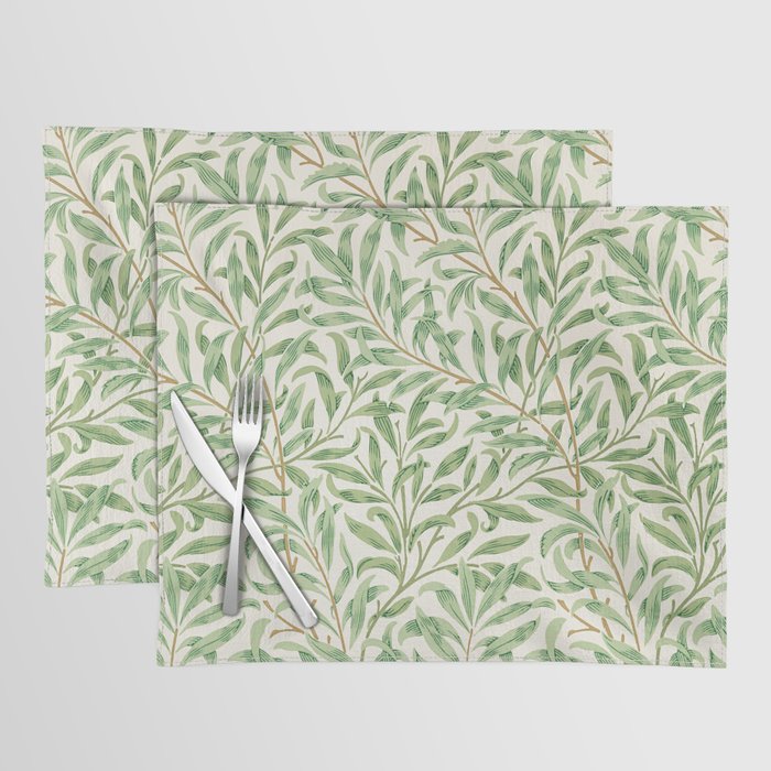 William Morris's (1834-1896) Willow bough famous pattern Placemat