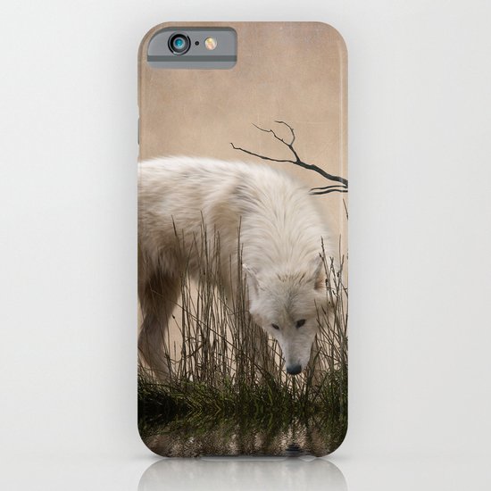 Woodland wolf reflected iPhone & iPod Case