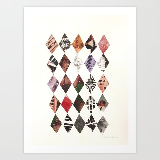DIAMONDS Art Print