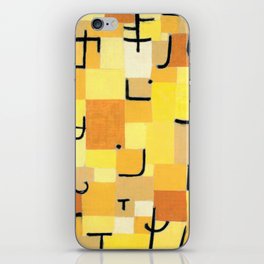 Paul Klee - Signs In Yellow 1937 iPhone Skin