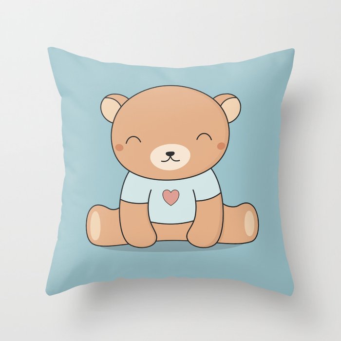 Teal teddy bear hotsell throw