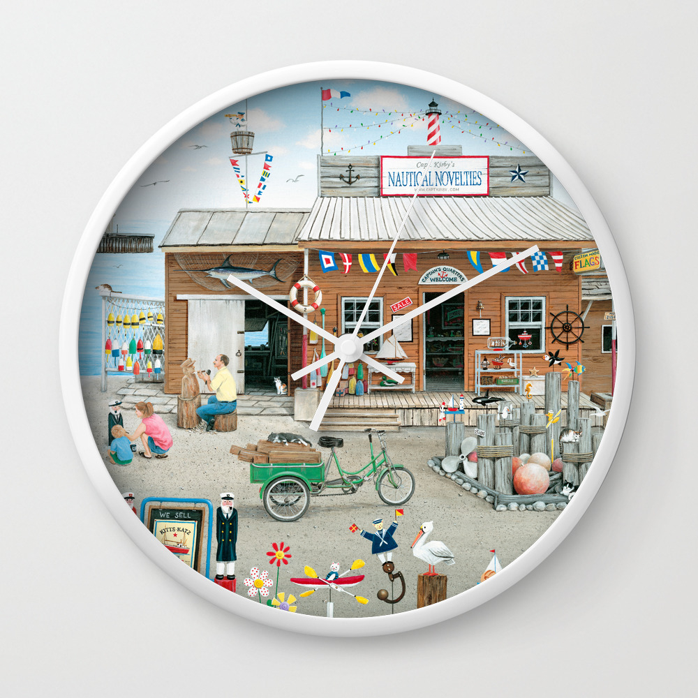 Kirby S Cats Wall Clock By Kirbeekatz Society6