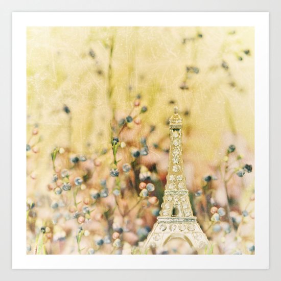Dreaming of Paris in the Springtime... Art Print