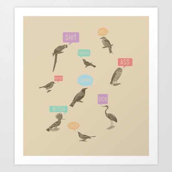 Fowl Language Art Print