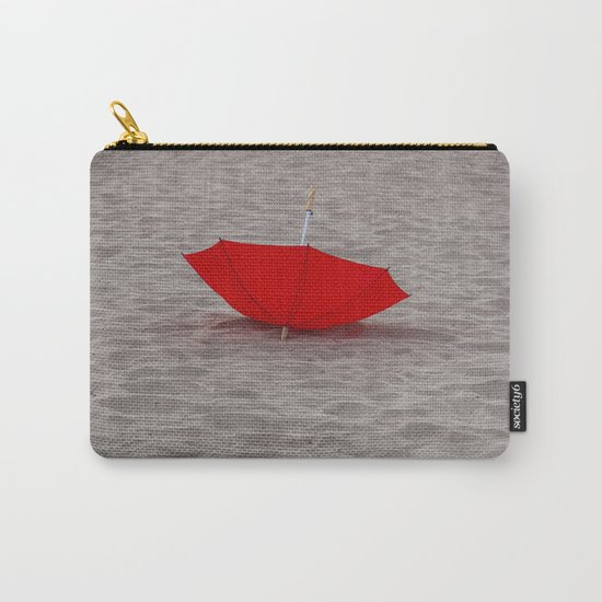 Lost red Umbrella Carry-All Pouch