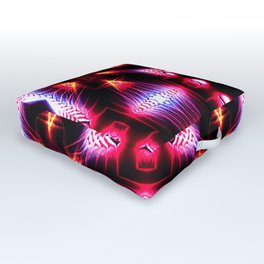 Pinball Machine Outdoor Floor Cushion | Design, Colourful, Drawn, Artwork, Colorful, Wave, Drawing, Paint, Color, Abstract 