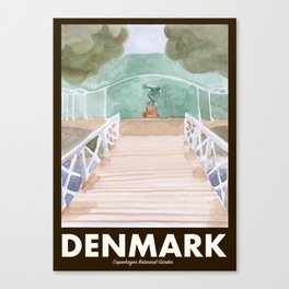 Visit Denmark: Copenhagen Botanical Gardens Canvas Print