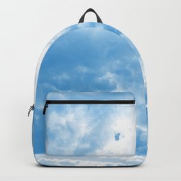 cloudy sky 2 wb Backpack