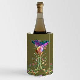 Flower and art nouveau - series 3 Wine Chiller