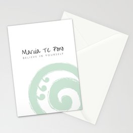Maruia te Pono - Believe in Yourself - Maori Wisdom Stationery Cards