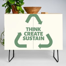 Think, Create, Sustain Credenza