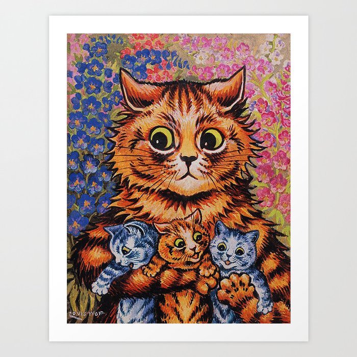 Eccentric Cats of Louis Wain Art Prints: by Ashley, Ada