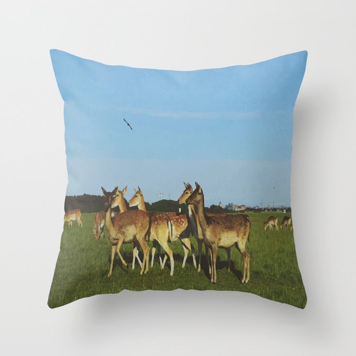 Oh Deer (Artistic/Alternative) Throw Pillow