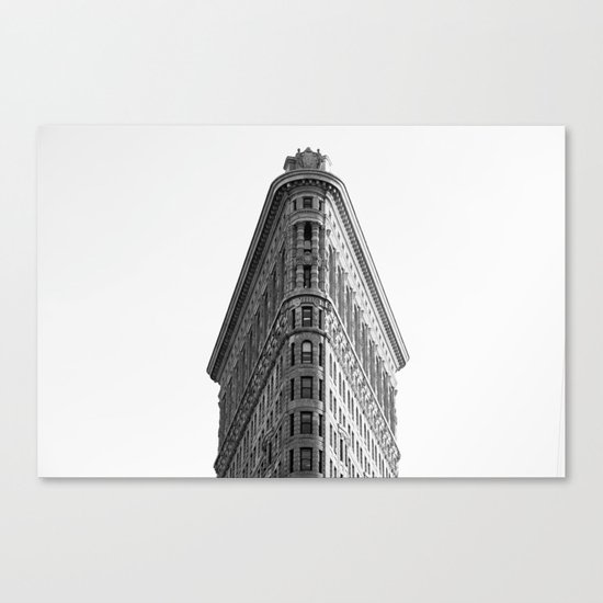 Flatiron Black and White NYC Canvas Print