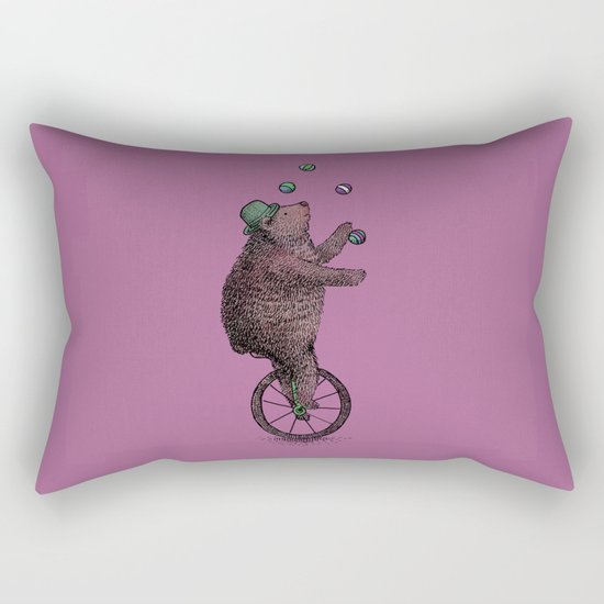 The Juggler Rectangular Pillow