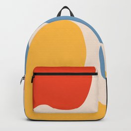 Organic shapes abstract art Backpack