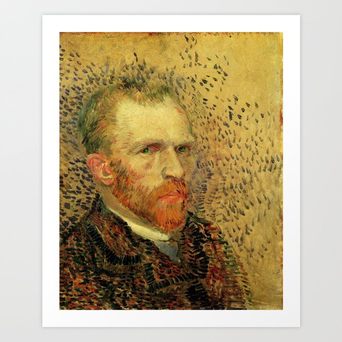 Self-Portrait Vincent van Gogh Date: 1887; Art Print