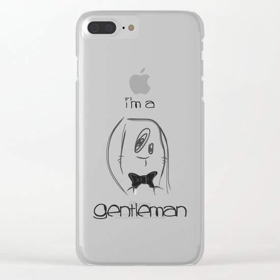 Gentleman Clear iPhone Case