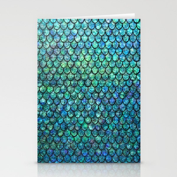 Mermaid Scales Stationery Cards