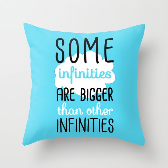 Some Infinities - The Fault In Our Stars Throw Pillow