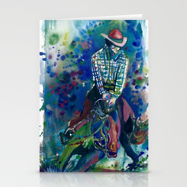 COWBOY at the RODEO Stationery Cards