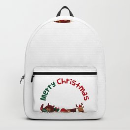 Merry Christmas design Funny Gift for Xmas Lovers Backpack