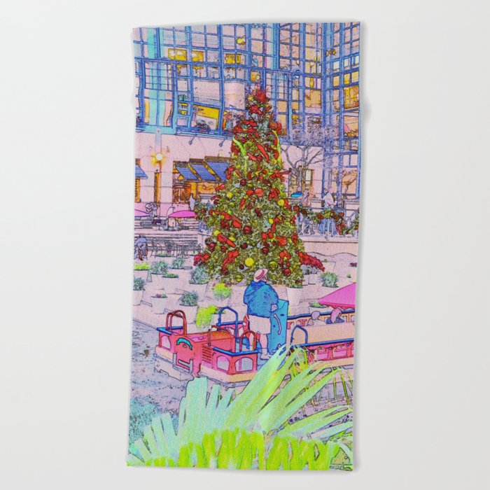 O Christmas Tree! Beach Towel