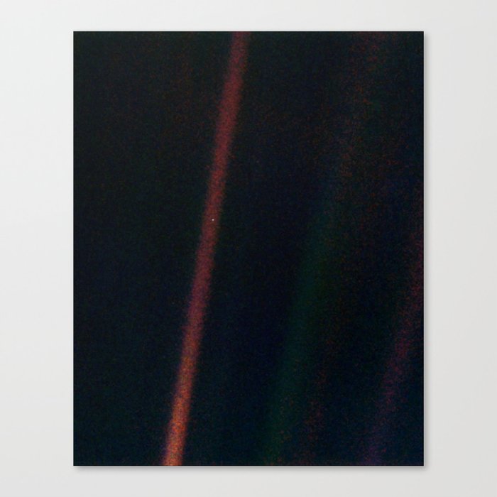 Pale Blue Dot Canvas Print