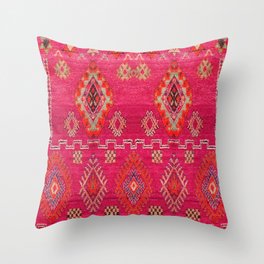 Moroccan Heritage Carpet  Throw Pillow