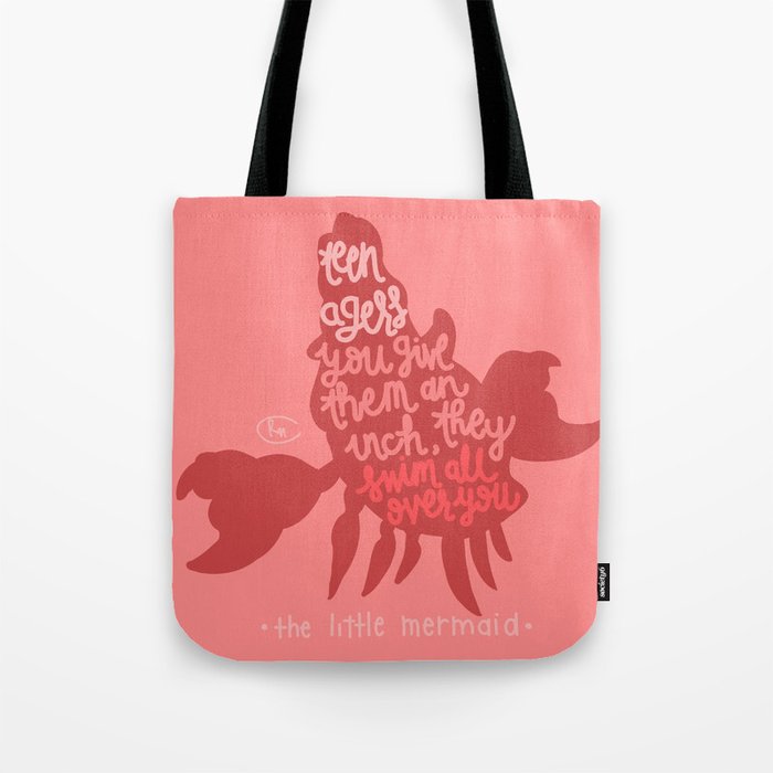 Crabby Teenagers  Tote Bag