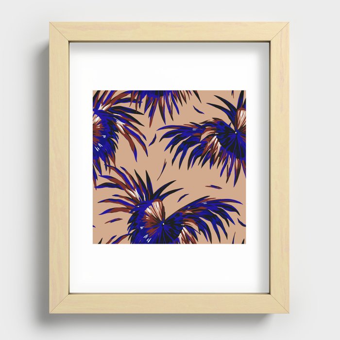 when the birds fly Recessed Framed Print
