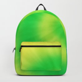 Yellow Green Tie Dye Swirl Backpack