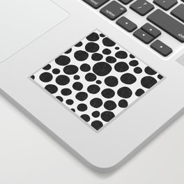 Hand-Painted Polka Dots Sticker