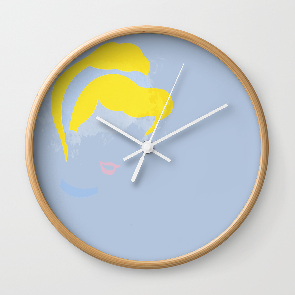Nothing A Glass Slipper Can T Fix Wall Clock By Galaxyrider Society6