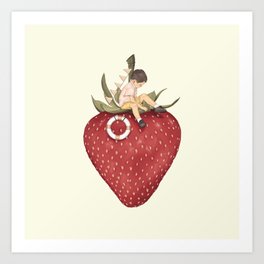 Strawberry  Art Print
