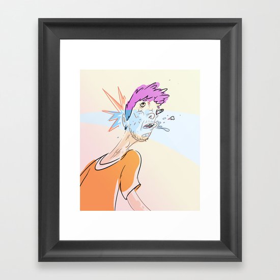 Reality Punch Framed Art Print