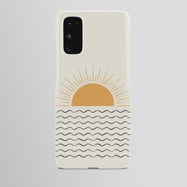 Sunrise Ocean -  Mid Century Modern Style Android Case