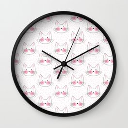 Sweet Little Japanese Kittens Wall Clock