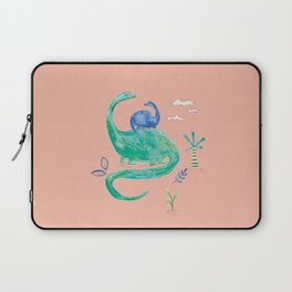 painted dinosaurs children artwork - lauradidthis Laptop Sleeve