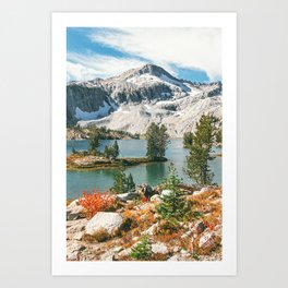 Mountain Lake in the Fall Art Print