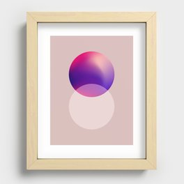 Dream World - Peach Recessed Framed Print