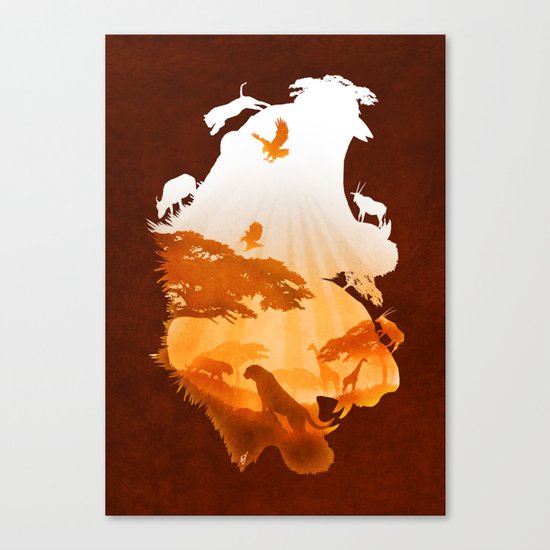 Tigers Realm Canvas Print