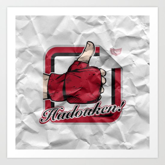 Hadouken! Art Print