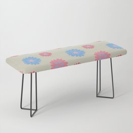 Floral Texture Background Bench