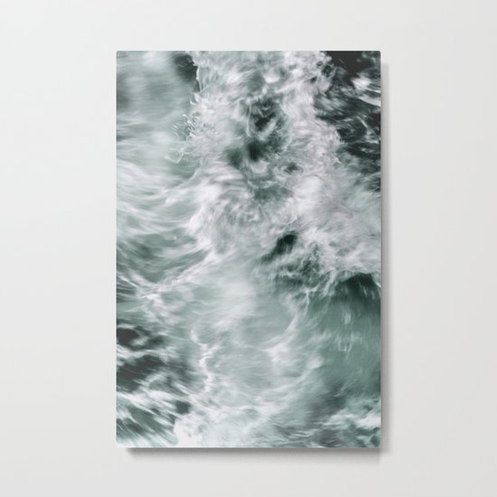 Silky Waves Metal Print