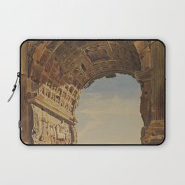 The Arch of Titus and the Coliseum, Rome 1846 Laptop Sleeve
